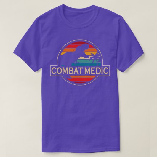 戦闘中型恐竜 Tシャツ (デザイン正面)