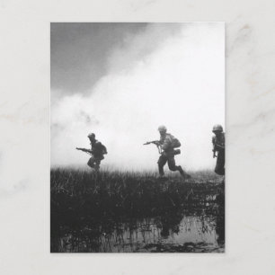 戦闘作戦でベトナム軍の軍隊を割る ポストカード