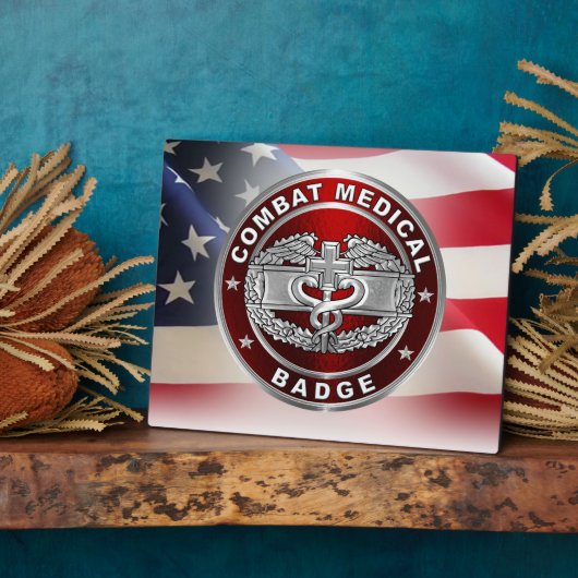 戦闘医療バッジ フォトプラーク (側面)