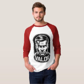 戦闘司令部擦り切れたTシャツグラフィック Tシャツ (正面フル)