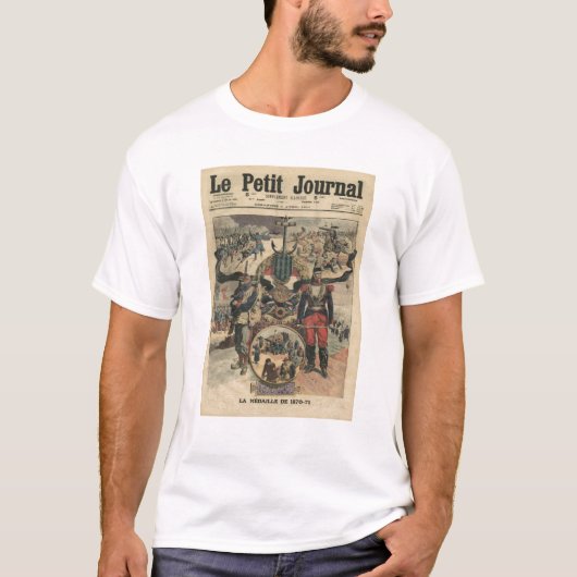 戦闘員のメダルの提示 Tシャツ (正面)