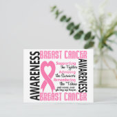 戦闘員の生存者が6人の乳がんにかかった ポストカード (スタンド正面)