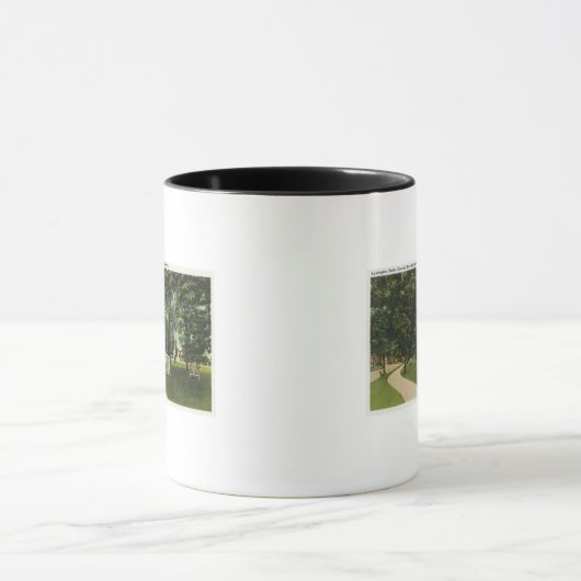 戦闘地のビュー、レキシントングリーン マグカップ (中央)