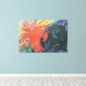 戦闘型枠（1914年）by Franz Marc キャンバスプリント (インサイチュ (ウッドフロア))