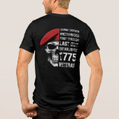 戦闘工兵士サッパーキャスルの戦術紋章 トライブレンドTシャツ (裏面)