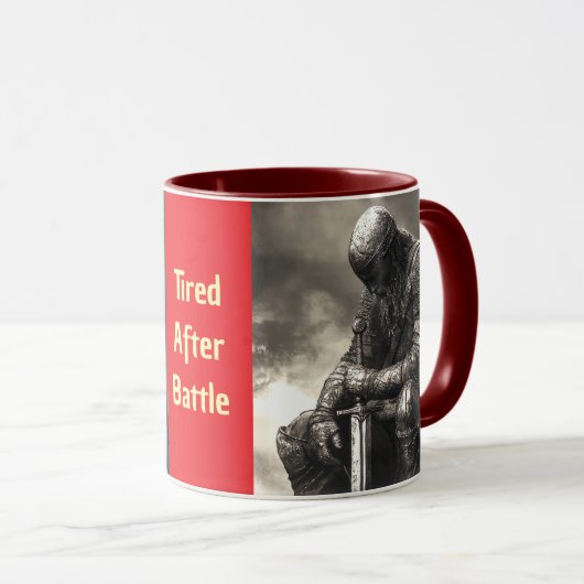戦闘後に疲れる マグカップ (正面右)