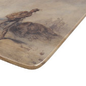 戦闘後の負傷した兵士（戦場） カッティングボード (角)