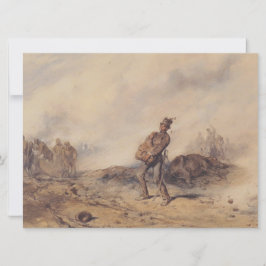 戦闘後の負傷した兵士（戦場） カード