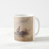 戦闘後の負傷した兵士（戦場） コーヒーマグカップ (正面右)