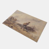 戦闘後の負傷した兵士（戦場） ドアマット (アングル)