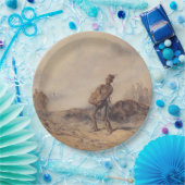 戦闘後の負傷した兵士（戦場） ペーパープレート (パーティー)