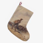 戦闘後の負傷した兵士（戦場） ラージクリスマスストッキング (正面 (吊り時))
