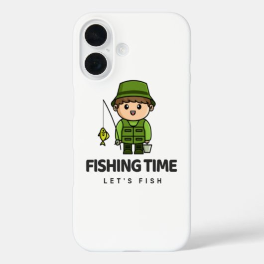 戦闘時間 – Let's Fish iPhone Case Case-Mate iPhoneケース (裏面)