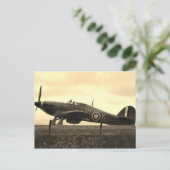 戦闘機が離陸に駆け付ける ポストカード (スタンド正面)