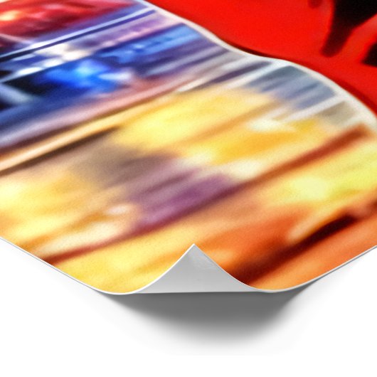 戦闘機としてのエイブラハム・リンカーン | AIアートポスター ポスター (角)