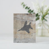 戦闘機のデザイン ポストカード (スタンド正面)