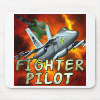 戦闘機のパイロットのマウスパッド マウスパッド