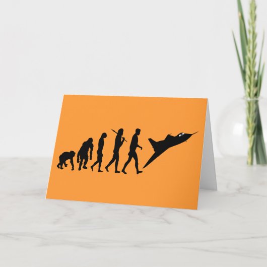 戦闘機のパイロットの飛んでいるなティーおよび空軍試験ギフト カード (正面)