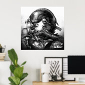 戦闘機のパイロット ポスター (ホームオフィス)