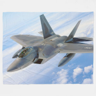 戦闘機のフリースブランケット フリースブランケット