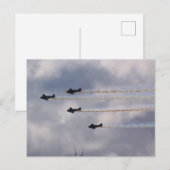 戦闘機のポストカード ポストカード (正面/裏面)