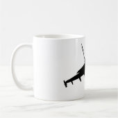 戦闘機のマグ! コーヒーマグカップ (左)