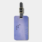 戦闘機の急上昇した荷物のラベル ラゲッジタグ (正面縦)