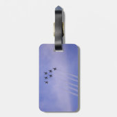 戦闘機の急上昇した荷物のラベル ラゲッジタグ (裏面縦)