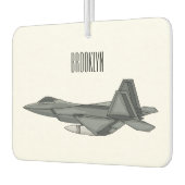 戦闘機の漫画イラストレーション カーエアーフレッシュナー (左)