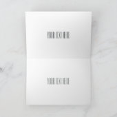 戦闘機の漫画イラストレーション カード (内部)