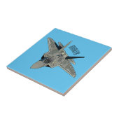 戦闘機の漫画イラストレーション タイル (側面)