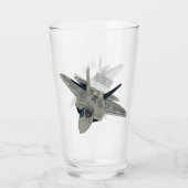 戦闘機の漫画イラストレーション タンブラーグラス (裏面)
