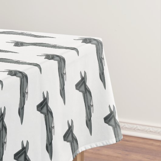 戦闘機の漫画イラストレーション テーブルクロス (インサイチュ)