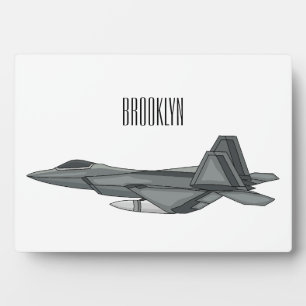戦闘機の漫画イラストレーション フォトプラーク