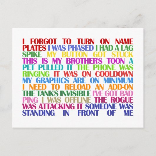 戦闘機の襲撃の口実 ポストカード (正面)