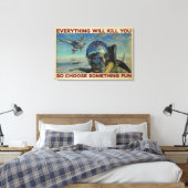 戦闘機は全てカンバスを殺す キャンバスプリント (インサイチュ (寝室))