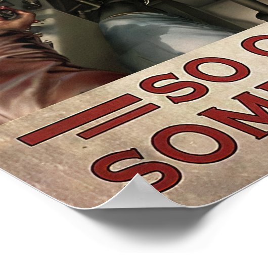 戦闘機は全て死ぬ ポスター (角)