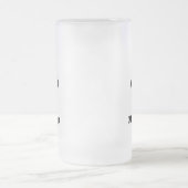 戦闘機ジェット機を持ち上げる フロストグラスビールジョッキ (中央)