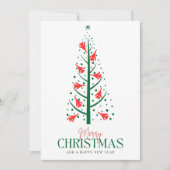 戦闘機ジェット機クリスマス、ミニマリスト写真 シーズンカード (正面)