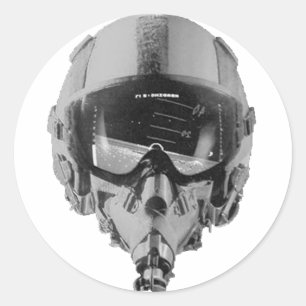 戦闘機パイロットヘルメット及び高度計 ラウンドシール