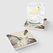 戦闘機与えを上げない ストーンコースター (横)