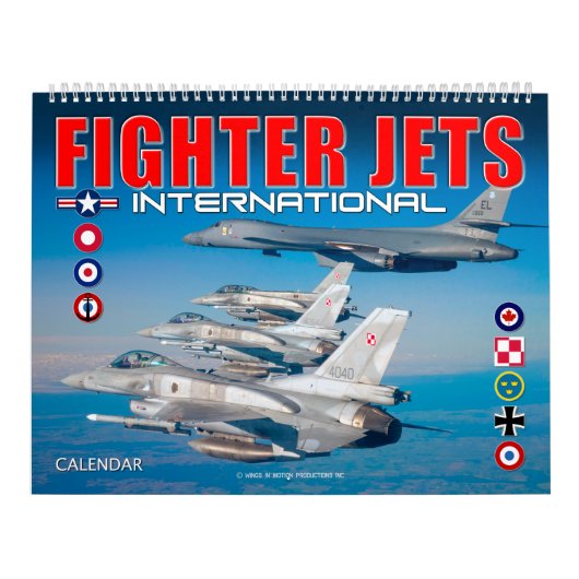 戦闘機国際的 カレンダー (カバー)