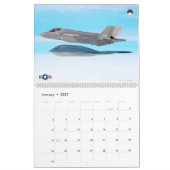 戦闘機国際的 カレンダー (1月 2027)
