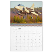 戦闘機国際的 カレンダー (1月 2027)