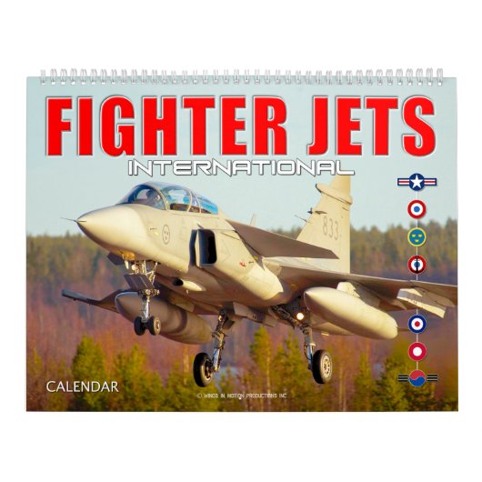 戦闘機国際的 カレンダー (カバー)