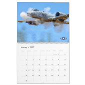 戦闘機国際的 カレンダー (1月 2027)