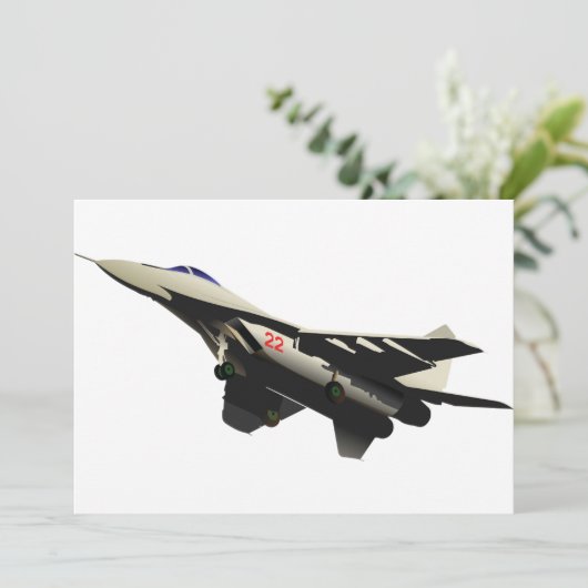 戦闘機招待状 招待状 (スタンド正面)