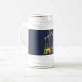 戦闘機素晴らしジェット ビールジョッキ (正面左)