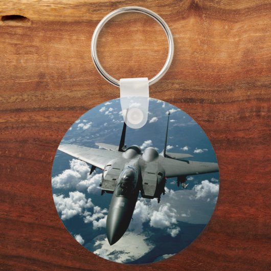 戦闘機 キーホルダー (正面)