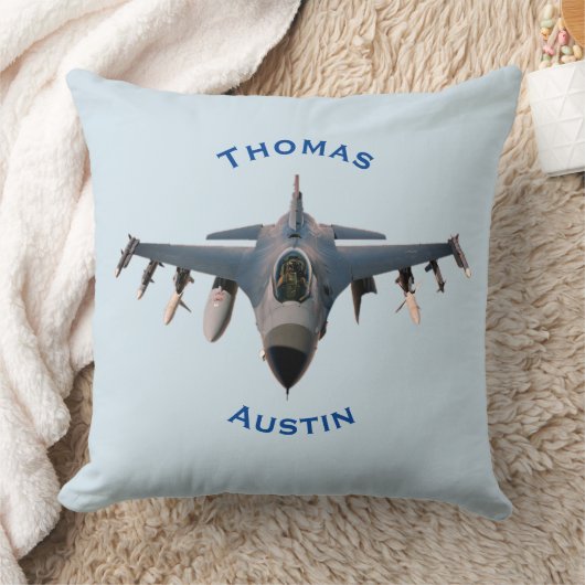 戦闘機 クッション (ブランケット)